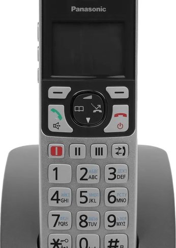 Р/Телефон Dect Panasonic KX-TGE510RUS серебристый АОН