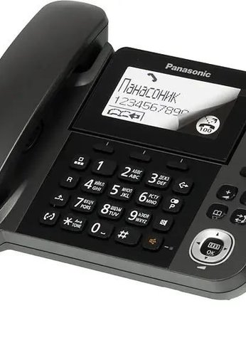 Р/Телефон Dect Panasonic KX-TGF310RUM серый металлик АОН