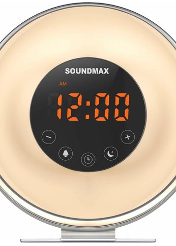 Радиочасы Soundmax SM-1596 белый