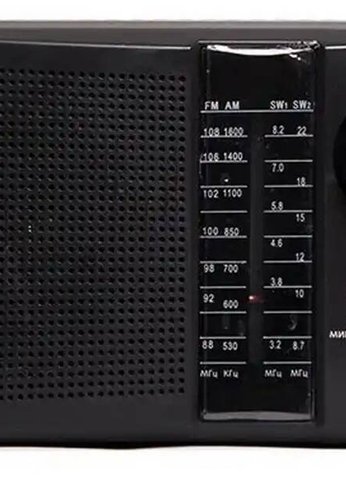 Радиоприемник портативный Сигнал Эфир-12 черный