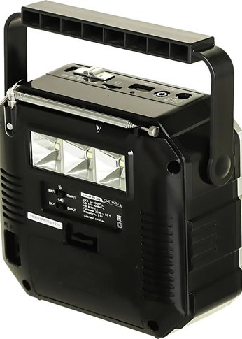 Радиоприемник портативный Сигнал РП-228 черный USB microSD