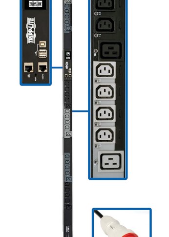 Распределитель питания Tripplite PDU3XEVSR6G20 11.5kW 3phase Switched PDU 24xC13 6xC19