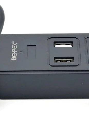 Разветвитель USB 2.0 BPH-1901T 4порт. черный