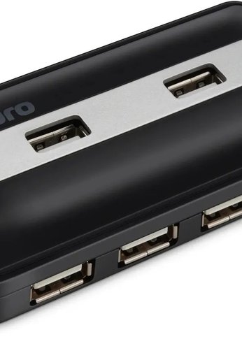 Разветвитель USB 2.0 Buro BU-HUB7-U2.0 7порт. черный