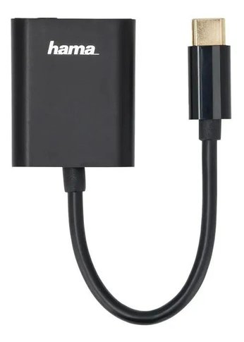 Разветвитель USB 2.0 Hama 1порт. черный (00135748)