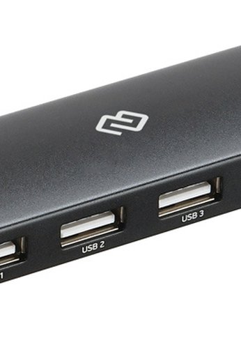 Разветвитель USB-C Digma HUB-4U2.0-UC-B