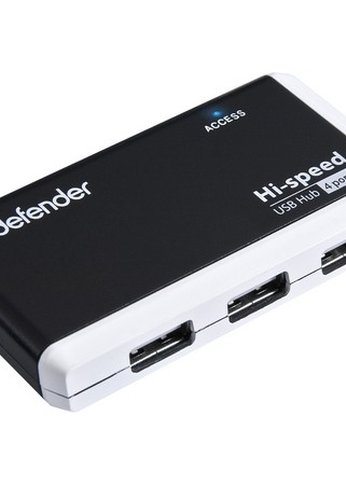 Разветвитель USB Defender Quadro Infix 83504 