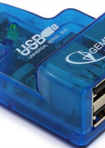 Разветвитель USB Gembird HUB USB2.0 Mini 4-port [UHB-CN224]