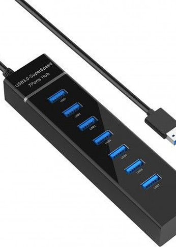 Разветвитель USB KS-is KS-569 USB хаб 1xUSB 3.0 6xUSB 2.0 F в USB 3.0 Type A M с БП