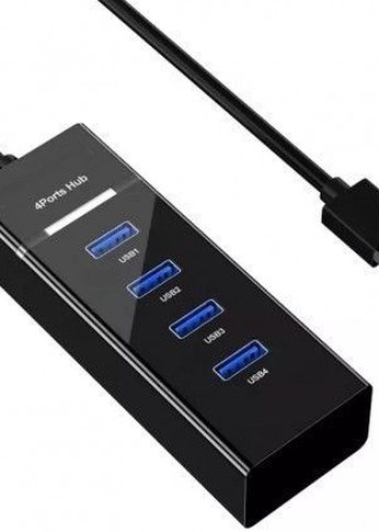 Разветвитель USB KS-is KS-728 USB хаб 1xUSB 3.0 3xUSB 2.0 F в USB 3.0 Type A M 1.2м