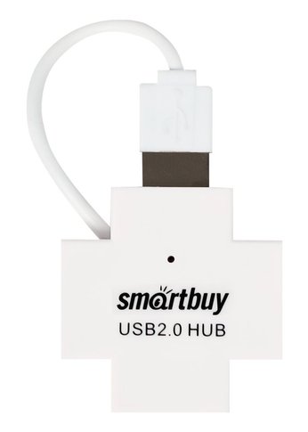 Разветвитель USB Smartbuy (SBHA-6900-W) 4 порта белый