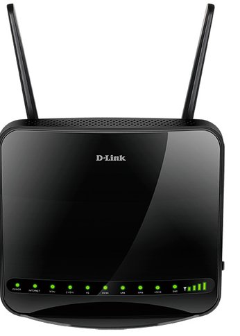 Роутер беспроводной D-Link DWR-956/4HDB1E AC1200 10/100/1000BASE-TX/4G черный