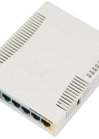 Роутер беспроводной MikroTik RB951UI-2HND N300 10/100BASE-TX белый