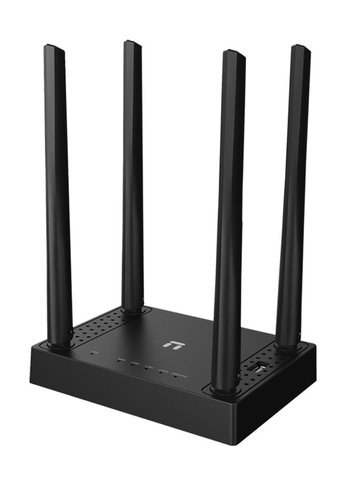 Роутер беспроводной Netis N5 AC1200 10/100BASE-TX/4G ready черный