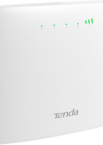 Роутер беспроводной Tenda 4G03 3G, 4G, 150 Мбит/с, Wi-Fi 802.11, n, 2.4 ГГц, 2 LAN, SIM-слот