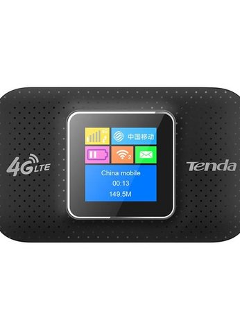 Роутер беспроводной Tenda 4G185 3G, 4G, 150 Мбит/с, Wi-Fi 802.11, n, 2.4 ГГц, USB, micro SD, 2100 мА*ч