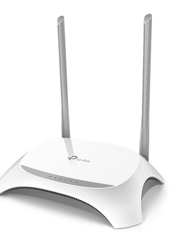 Роутер беспроводной TP-Link TL-WR842N N300 10/100BASE-TX/4G ready белый