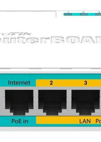 Роутер MikroTik hEX PoE lite (RB750UPR2) 10/100BASE-TX белый
