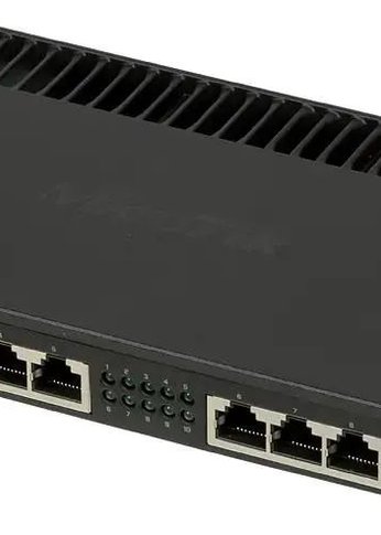Роутер MikroTik RB4011iGS+RM 10/100/1000BASE-TX/SFP+ черный