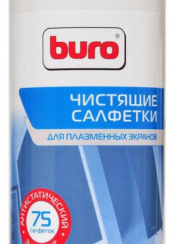 Салфетки Buro BU-Tpsm для экранов плазменных телевизоров туба 75шт влажных