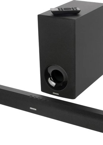 Саундбар Denon DHTS316BKE2 2.1 180Вт+120Вт черный