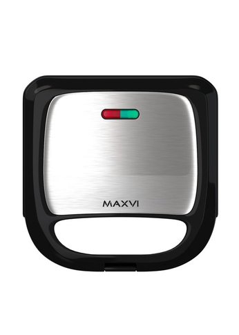 Сэндвичница Maxvi SM751S 750Вт серебристый/черный