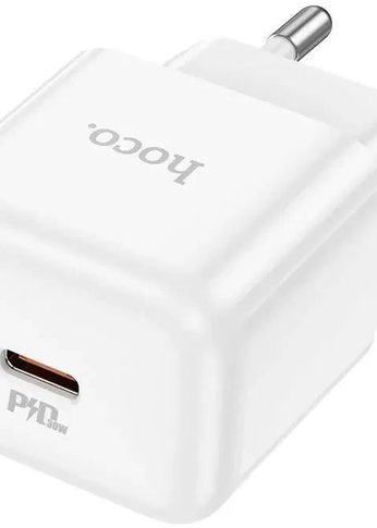 Сетевое зар./устр. Hoco N32 Glory White 30W 3A+2A+1.5A (PD+QC+AFC) USB Type-C универсальное белый