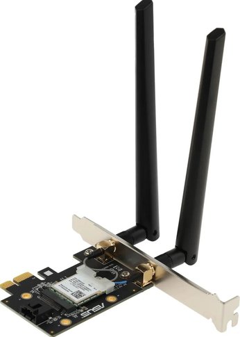 Сетевой адаптер WiFi + Bluetooth Asus PCE-AXE5400 AXE5400 PCI Express (ант.внеш.съем) 2ант.