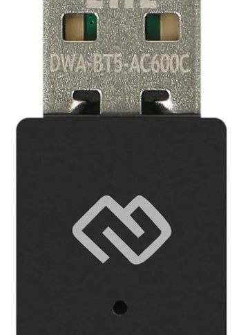 Сетевой адаптер WiFi + Bluetooth Digma DWA-BT5-AC600C AC600 USB 2.0 (ант.внутр.) 1ант. (упак.:1шт)