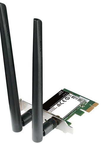 Сетевой адаптер WiFi D-Link DWA-582 (OEM) DWA-582 PCI Express (ант.внеш.съем) 2ант.