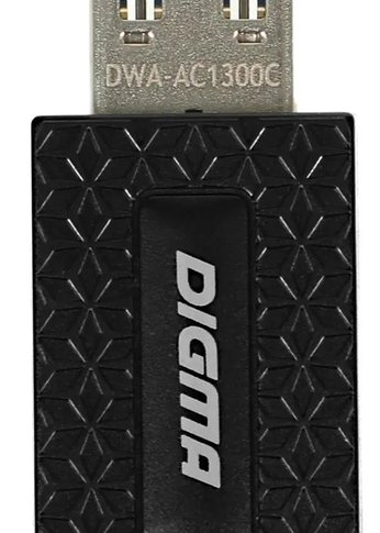 Сетевой адаптер WiFi Digma DWA-AC1300C AC1300 USB 3.0 (ант.внутр.) 1ант. (упак.:1шт)