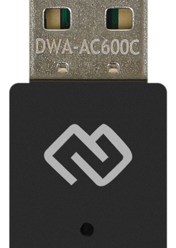 Сетевой адаптер WiFi Digma DWA-AC600C AC600 USB 2.0 (ант.внутр.) 1ант. (упак.:1шт)