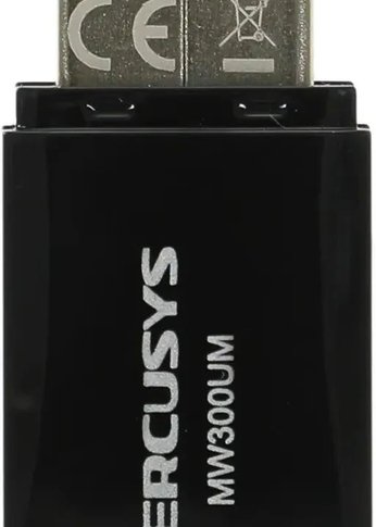 Сетевой адаптер WiFi Mercusys MW300UM N300 USB 2.0