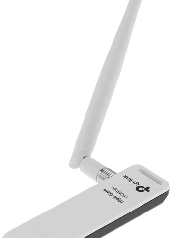 Сетевой адаптер WiFi TP-Link TL-WN722N N150 USB 2.0 (ант.внеш.съем) 1ант.