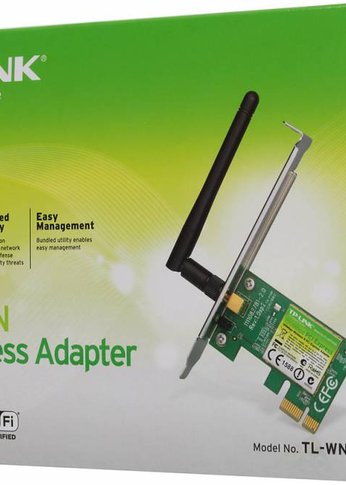 Сетевой адаптер WiFi TP-Link TL-WN781ND N150 PCI Express (ант.внеш.съем) 1ант.