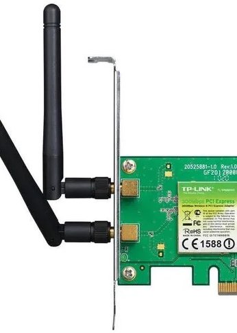 Сетевой адаптер WiFi TP-Link TL-WN881ND N300 PCI Express (ант.внеш.съем) 2ант.