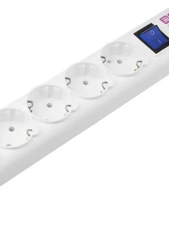 Сетевой фильтр Powercube SPG(5+1)-16B-1,9М-WHITE 1.9м (6 розеток) белый (коробка)