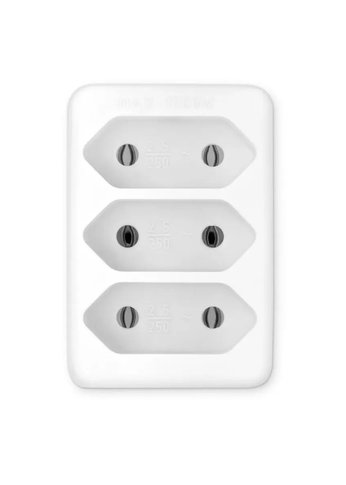 Сетевой разветвитель Buro BU-PS3F-W (3 розетки) белый (пакет ПЭ)