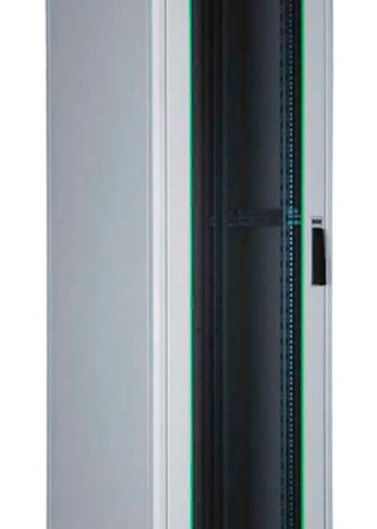 Шкаф серверный Lande DYNAmic Basic (LN-DB42U6060-LG-BAAA) напольный 42U 600x600мм пер.дв.стекл задн.дв.стал.лист направл.под закл.гайки 600кг серый 7