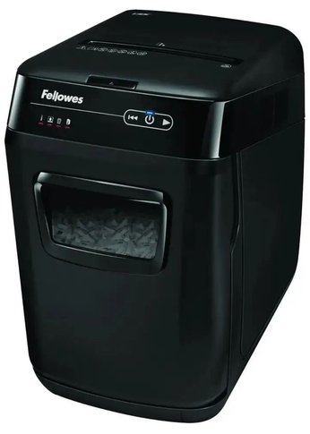 Шредер Fellowes AutoMax 200C с автоподачей (секр.P-4) фрагменты 200лист. 32лтр. пл.карты