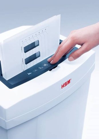 Шредер HSM Securio C14-3,9 (секр.Р-2) ленты 14лист. 20лтр. скрепки скобы пл.карты