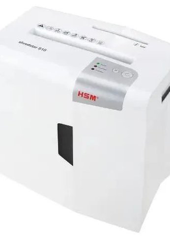 Шредер HSM ShredStar S10-6 (секр.Р-2) ленты 12лист. 18лтр. скрепки скобы пл.карты CD