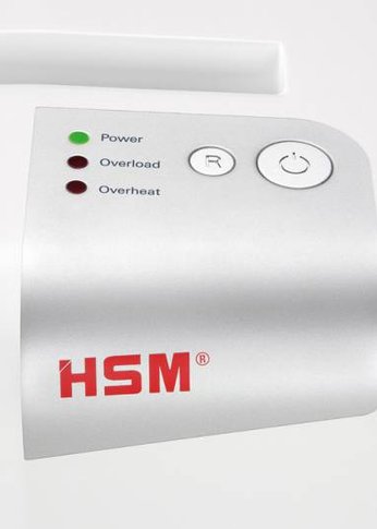 Шредер HSM ShredStar X8 (секр.P-4) фрагменты 9лист. 18лтр. скобы пл.карты CD
