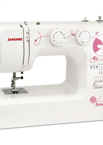 Швейная машина Janome Sew Cat 57 белый/рисунок