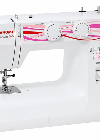 Швейная машина Janome Sew Line 500s белый