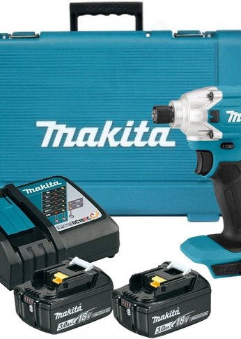 Шуруповерт аккумуляторный Makita DTD156RFE патрон:шестигр.1/4" (кейс в комплекте)