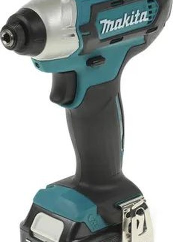 Шуруповерт аккумуляторный Makita TD110DWAE патрон:держатель бит 1/4" (кейс в комплекте)