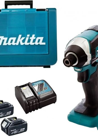 Шуруповерт Makita DTD152RME аккум. патрон:шестигр.1/4" (кейс в комплекте)