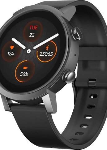 Смарт-часы ARK mobvoi Ticwatch E3 0.727мм 1.3" TFT корп.черный рем.черный разм.брасл.:22мм (P1034000400A)