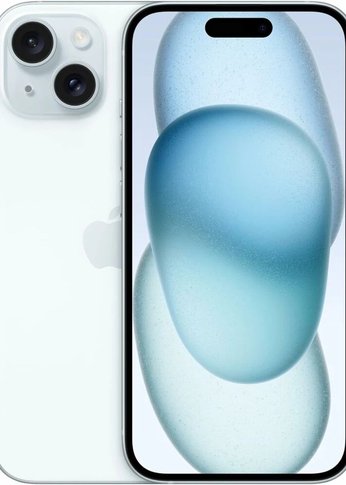 Смартфон Apple iPhone 15 256Gb голубой моноблок 3G 4G 1Sim 6.1" 1179x2556 iOS 17 48Mpix 802.11 a/b/g/n/ac/ax NFC GPS GSM900/1800 TouchSc Protec